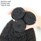 LINYINGYH Kinky Straight Bundles Brazilian Virgin Hair 3 Bundles Weave 20 20 20 inch Natural Hair Bundles Yaki Straight 100% Unprocessed Remy Human Hair Bundles Extensions 12A