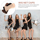LALAFINA 16pcs Fake Hair Net Wig Hair Net Hair Wig Caps Wig Net Caps Breathable Wig Caps Mesh Wig Caps Wig Net Head Cover Hair Styling Tool Nylon Wig Caps Wig Caps for Wig Making Wig Mesh