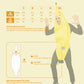 Spooktacular Creations Appealing Banana Costume Adult, Halloween Banana Outfit Suit for Men Halloween Dress Up Parties and Roleplay Cosplay (Medium)