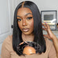 UCUVIC Bob Wig Human Hair Glueless Pre Plucked Pre Cut 200% Density 5x5 Hd Lace Front Closure Short Wig Human Hair Wear And Go Glueless Straight Bob Wigs For Black Women No Glue 16 Inch
