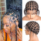 Suntefic Braided Wig Cap With Baby Hair Crochet Wig Cap For Crochet Braids Hair Glueless Double Full Hd Lace Wig Caps For Black Women (Black-99)