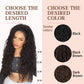 ORSUNCER Claw Long Wavy Ponytail Extension Black Brown 30" Curly Pony Tail Clip in Hair Extensions for Women fluffy Natural Looking Synthetic Hairpiece for Daily Use