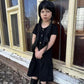 WanBigVa Long Black Braided Wig with Bang for Kids Girls Gothic Party Cosplay Hair for Halloween Costume Dress-up