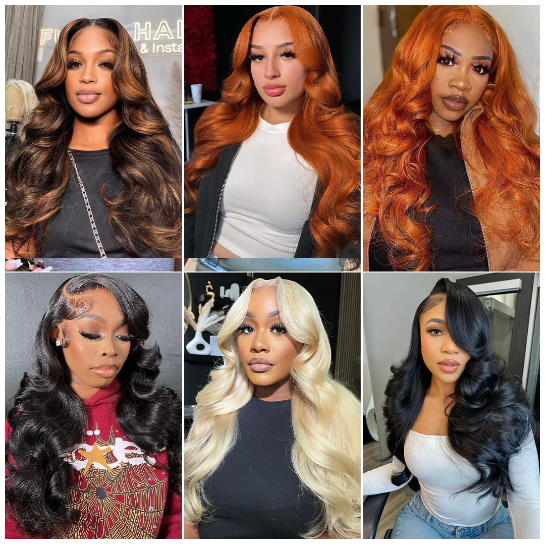 FASCARA Ombre 13x4 Lace Front Wigs Human Hair 4/30 Colored Body Wave Honey Blonde 9A Glueless HD Transparent Lace Frontal Wigs 180% Density for Women Human Hair Pre Plucked with Baby Hair 18 Inch