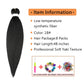 Ubeleco Braiding Hair Pre Stretched 48 Inch 8 Packs Professional Synthetic Hot Water Setting, Soft Yaki Texture, No Itch Black (48in,1B)