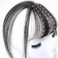 NarutoSak Fake Fringe,Fashion 3D Air Fringe Ultra-Thin Seamless Fake Bang Wig Hair Extension Hairpiece Light Brown