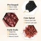 Yewell 9 Packs Goddess Box Braids Crochet Hair Boho Crochet Box-Braids With Curly Ends Crochet-Hair For Black Women, 12 Inch Pre Looped Bohemian Crochet Box-Braid (12Inch 9 Packs,1B/530/350)