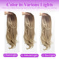 Eawwii 13x4 HD Lace Front Glueless Wigs for Women Ombre Blonde Long Layered Wave Wig Natural Hairline Heat Resistant Synthetic for Daily Use Beginner Friendly 26 Inch