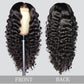 PYY Deep Wave Lace Front Wigs Human Hair 200 Density Deep Wave Wig 13x4 HD Lace Frontal Wigs for Women Glueless Wigs Pre Plucked with Baby Hair 24 Inch