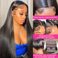tobasew 13x6 Straight Lace Front Wigs Human Hair 200 Density HD Transparent Lace Frontal Human Hair Wigs for Women Glueless Wig Pre Plucked 28 Inch