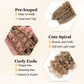Yewell Goddess Box Braids Crochet Hair 12 Inch Boho Crochet Box-Braids With Curly Ends, 9 Packs Bohomian Box-Braid Crochet-Hair For Black Women Pre Looped Box-Braiding (12Inch 9 Packs,27#)
