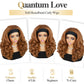 Quantum Love Yaki Curly Headband Wigs for Black Women Kinky Straight Brown Blonde Headband Curly Ends Synthetic Wear and Go Glueless half Wig with Headbands Attached