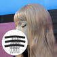 AHQiZFX 30 PCS Wig Clips Wig Comb Black Metal Clips 6-Teeth Wig Combs Wig Making Kit for Hairpiece Caps Wig Accessories Tools for Lace Wigs Cap Making No Sew (Black, 6-Teeth Wip Comb)