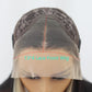 SISIFIRE Blue Green Highlight Lace Front Wigs for Women Pre-plucked Hairline Glueless 13X4 Inch Synthetic Lace Front Wig with Baby Hair Long Loose Body Wave Wigs for Daily Party Wig