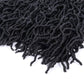 8 Packs Soft Locs Crochet Hair Pre Looped Faux Locs Crochet Braids Goddess Locs Dreadlocs Synthetic Hair For Black Women (1B, 24 Inch (Pack of 8))