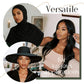 MYKURS Wig Caps with Grip Band to Hold Wig in Place, Soft Wig Caps for Women Non Slip, Black 2 PCS