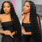 Beaushine 10A Human Hair Bundles with Closure Loose Deep Wave Quick Weave Hair-18 20 22+18inch, 100% Raw Brazilian Virgin Hair Loose Wave Lace Closure with 3 Bundles Pre plucked Natural Black Color