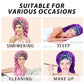 2Pcs Bonnets for Black Women Braid Bonnet, Large Long Satin Silk Bonnet for Braids,Black Women Braid Bonnet with Stretchy Tie Band for Sleeping Extra Long (Purple & Pink Pattern)
