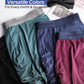 BAMBOO COOL Mens Underwear Ultra Soft & Breathable Boxer Briefs Moisture Wicking Tagless 3D Pouch 4 Pack