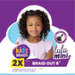Sensationnel Lulumini crochet kids braids - 2x braid out 8 inch flame safe synthetic braiding hair (4 MEDBROWN)