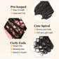 Yewell 9 Packs Goddess Box Braids Crochet Hair Boho Box-Braids With Curly Ends Crochet-Hair For Black Women,12 Inch Pre Looped Bohemian Crochet Box-Braiding(12Inch 9Packs,4)