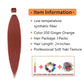 Ginger Braiding Hair Pre Stretched 3 Packs 24 Inch 350 Braiding Hair Yaki Texture, Hot Water Setting, Easy To Install Professional Synthetic Hair For Braiding(24 Inch, #350)