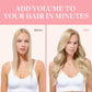 GOO GOO Clip in Hair Extensions Real Human Hair, Remy Human Hair Extensions Clip ins for Women, Natural Human Hair, 14inch 120g 7Pcs, 17A/60A Ash Blonde Highlighted Platinum Blonde