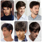 TOPHR Short Mens Wig Reddish Brown 6 Inch Heat Resistant Synthetic Straight Men Wigs for Daily Costumes or Halloween Wear
