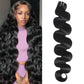 15A Raw Indian Human Hair Bundles Body Wave Bundles Human Hair,Triple Lifespan Virgin Remy Hair,No Tangle Shedding,Keep Texture Silky Soft After Multiple Washes (1 Bundle Natural Black, 26 inch)