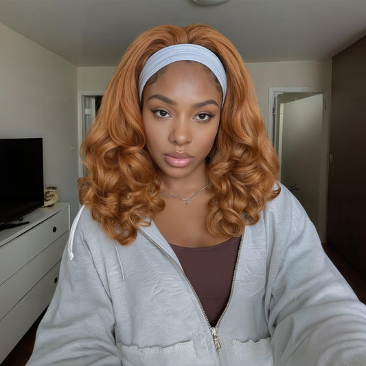 Quantum Love Yaki Curly Headband Wigs for Black Women Kinky Straight Brown Blonde Headband Curly Ends Synthetic Wear and Go Glueless half Wig with Headbands Attached