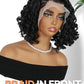 Fancy Hair Loose Curly Braided Wig HD 13X4 Lace Front Wig with Baby Hair Pre Plucked Box Braids Glueless Side Part Wig for Black Women