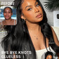 KLAIYI Yaki Straight Bye Bye Knots Glueless Wig 7x5 Precut Lace Front Wigs Human Hair Put On and Go Wigs for Beginners Pre Bleached Pre Plucked Pre Everything 3S Easy to Ready to Wear Kinky Wig 26Inch