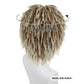 GNIMEGIL Mens Dreadlock Wig Ombre Blonde Curly Male Fake Dreads Hair Loc Short Braided Wig with Bangs Realistic Twist Rasta Wigs Halloween Costume Rocker Cosplay