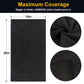 UNIMADE Salon Towels 24 Pack, Microfiber Barber Towel Bulk, (16x29 inches) Fast Drying Hair Towels Super Soft Black Hand Towels for Gym, Salon, Bath, Spa Use and Home Hair Care(Not Bleach Proof)