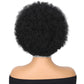 Quantum Love Braided Cornrow Afro Puff Wig for Black Women Stitch Braids Lace Front Wigs with Baby Hair Glueless Prep lucked Afro Braid Synthetic Natural Black Hair