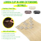LORIEN Clip in Hair Extensions Real Human Hair, 20 Inch 105g, #60 Platinum Blonde, Clip in 100% Brazilian Remy Human Hair Extensions 8pcs Per Set with 18 Clips Double Weft