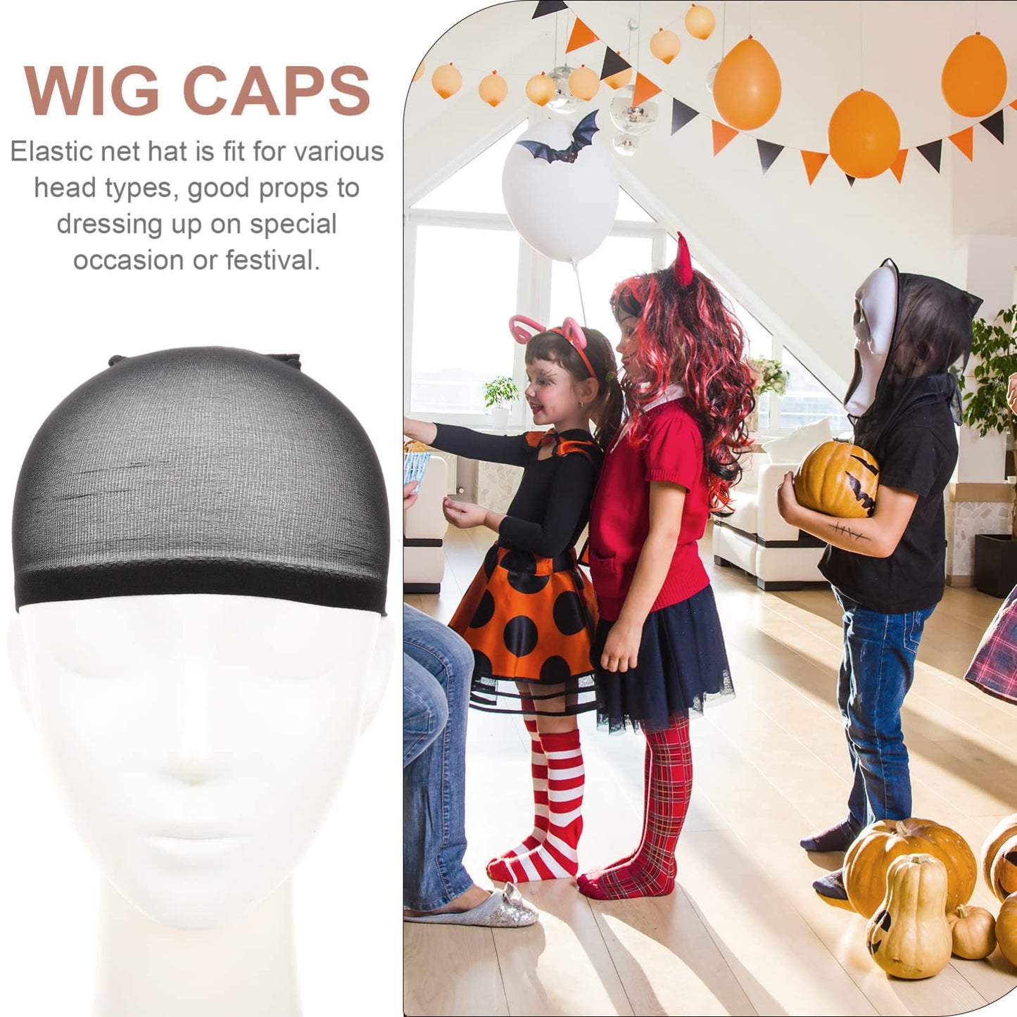 LALAFINA 16pcs Fake Hair Net Wig Hair Net Hair Wig Caps Wig Net Caps Breathable Wig Caps Mesh Wig Caps Wig Net Head Cover Hair Styling Tool Nylon Wig Caps Wig Caps for Wig Making Wig Mesh