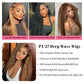 Mepurer Honey Blonde Wig Human Hair Deep Wave Lace Front Wigs 200 Density 4/27 Highlight Ombre 13x4 HD Transparent Lace Front Wig with Baby Hair Deep Curly Wave Wig Human Hair for Black Women 26 Inch
