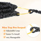 Yewell Goddess Box Braids Crochet Hair 12 Inch, 9 Packs Boho Box Braids for Black Women Pre-Looped (12Inch 9 Packs, T99J530)