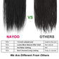 NAYOO Crochet Hair for Kids - 8 Packs 12 Inch Short Crochet Hair For Black Women, 30 Strands/Pack Small Crochet Twist Hair Hot Water Setting, Crochet Twist Braids Hair with Natural Ends(12 Inch, 1B)