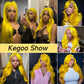 Yellow Lace Front Wig Human Hair Pre Plucked 200% Density Body Wave Blonde Lace Front Wigs Human Hair 13x4 HD Lace Frontal Wig Yellow Colored Wigs Human Hair Glueless Wig 32 Inch