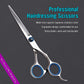 COOLALA Stainless Steel Hair Cutting Scissors 6.5 Inch Hairdressing Razor Shears Professional Salon Barber Haircut Scissors, One Comb Included, Home Use for Man Woman Adults Kids Babies
