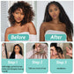 Human Braiding Hair for Boho Braids Human Hair 110g 24 Inch Curly Boho Hair for Braiding Knotless 12A Deep Wave Bohemian 3 Bundles/Pack Auburn Ginger