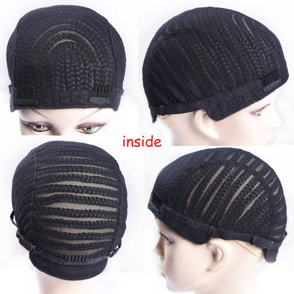 Refined Braided Wig Caps Crotchet Cornrows Cap For Easier Sew In Caps for Making Wig Glueless Hair Net Liner Crochet Wig Caps(Cornrows Caps 1pcs)