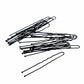 SWACC Women Long Straight/Curly Wavy Wrap Around Ponytail Extension Synthetic Hair Piece Clip in Hair extensions (Straight, Silver Gray)