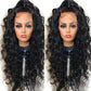 SISIFIRE Deep Wave Lace Front Wigs 13x4 Body Wave Lace Front Wigs for Women Synthetic HD Lace Front Wig Pre Plucked Natural Hairline Glueless Frontal Wigs for Women