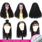 UNICE Headband Human Hair Wig Water Wave Glueless None Lace Front Headband Wig Brazilian Virgin Hair Wigs for Women 150% Density (20 inch)