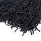 6 Packs Soft Locs Crochet Hair Pre Looped Faux Locs Crochet Braids Goddess Locs Dreadlocs Synthetic Hair For Black Women (1B, 30 Inch (Pack of 6))