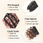 Yewell 9 Packs Goddess Box Braids Crochet Hair Boho Crochet Box-Braids With Curly Ends Crochet-Hair For Black Women, 12 Inch Pre Looped Bohemian Crochet Box-Braiding (12Inch 9 Packs,T30)