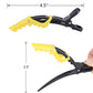 HH&LL Hair Clips for Women – Wide Teeth & Double-Hinged Design – Alligator Styling Sectioning Clips of Professional Hair Salon Quality - 10Pack (Mixing)